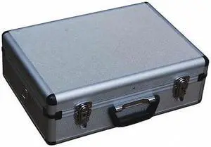 VESTIL CASE-1814 Silver Protective Case, 18"L x 14"W x 6"D