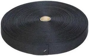 BULK-STRAP P01300BK Bulk Webbing,300 ft. x 1 In.,500 lb.