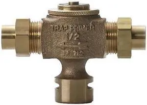 Drain Traps,3 in. H,4-1/4 in. L,Brass JAY R. SMITH MFG. CO 2699-1LF