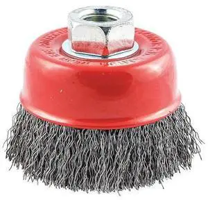 ZORO SELECT 66252838856 Crimped Wire Cup Brush,1" L Trim