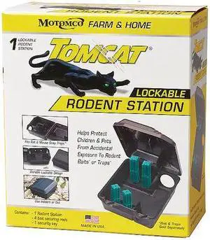 TOMCAT 33473 16 oz. 9-1/2" L Rodent Station