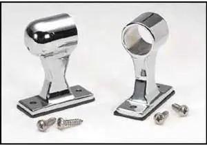 PHOENIX USA 4000EK End Stanchion Kit, Hand Rail, 1-1/4 I.D.