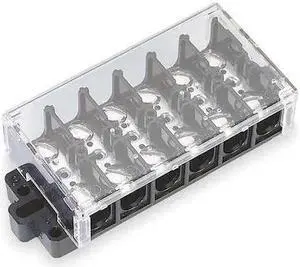 ZORO SELECT 6YH95 Cover,Terminal Strip,6 Pole