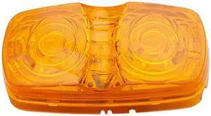 GROTE G4603 Lamp,Square Corner,13-Diode,LED,Ylw