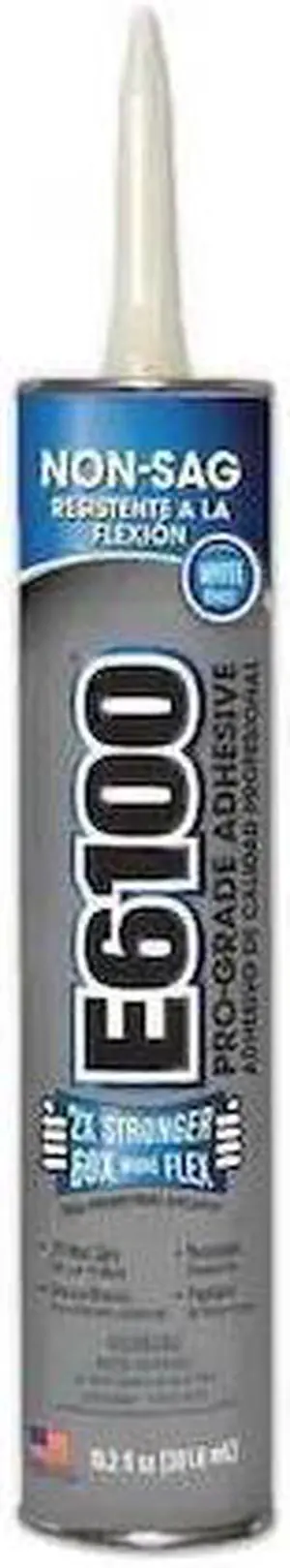 ECLECTIC PRODUCTS 252051 Adhesive, E6100 Series, Cloudy White(Wet), Clear(Dry),