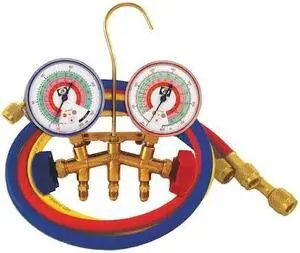 JB INDUSTRIES M2-5-410A Manifold Gauge, 2-Valve