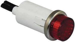 DAYTON 22NY40 Raised Indicator Light,Red,12V