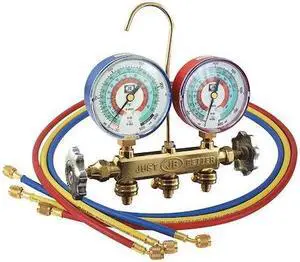 JB INDUSTRIES 22733 Mechanical Manifold Gauge Set,3 Valves