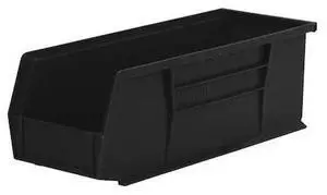 AKRO-MILS 30234BLACK Black Hang and Stack Bin, 14-3/4"L x 5-1/2"W x 5"H, AKRO-MILS 30234BLACK Black Hang and Stack Bin, 14-3/4"L x 5-1/2"W x 5"H,