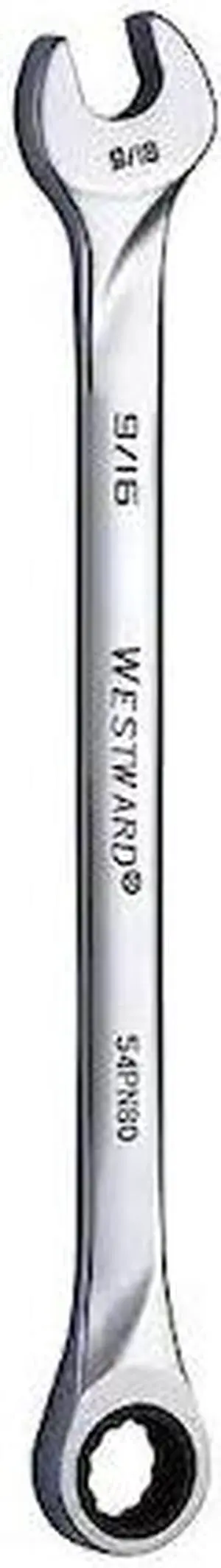 WESTWARD 54PN80 Wrench,Combination/Extra Long,SAE,9/16"