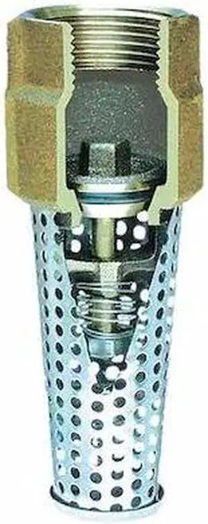 SIMMONS 453SB 1" NPT Bronze Foot Valve