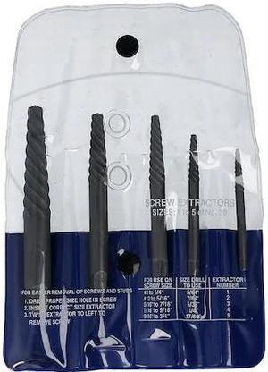 CHICAGOLATROBE 65035 Screw Extractor 5pc Set 800 ChicagoLatrobe 1  5