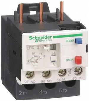 SCHNEIDER ELECTRIC LRD21 Ovrload Relay,12 to 18A,3P,Class 10,690V