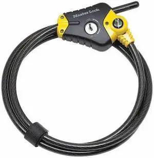 MASTER LOCK 8413KA Cable Lock,6 ft. L