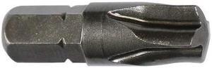 APEX TOOL GROUP 440-MT-2-5PK Torsion Bit,SAE,1/4",Hex,No 2,1",PK5