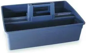 TOUGH GUY 2NXW4 Carry Caddy, Gray, Plastic, 15-7/8x10-5/8