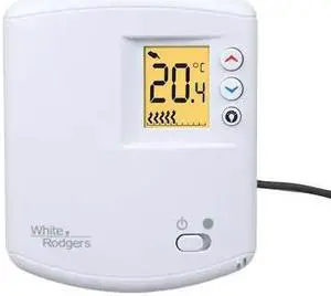 EMERSON 1E65-144 Line Voltage Thermostat, Open on Rise, Vertical, SPST,