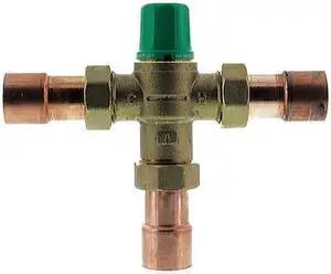 TACO 5004-C3 Mixing Valve, Forged Brass, 1 to 20 gpm