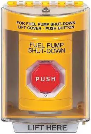 SAFETY TECHNOLOGY INTERNATIONAL SS2279PS-EN Fuel Pump Shutdown Push