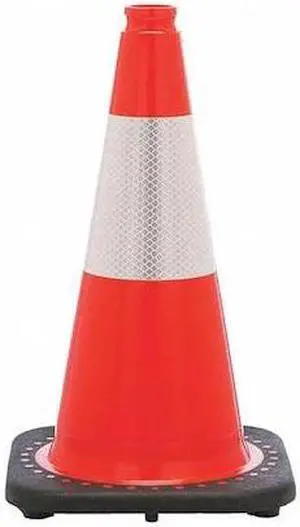 ZORO SELECT RS45015C3M6 Traffic Cone, Day or Low Speed Roadway (40 mph or