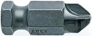 APEX TOOL GROUP 170-5/16-ACR-5PK Power Bit,SAE,7/16",Hex Power Drive,PK5