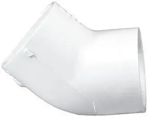 ZORO SELECT 417100 45 Elbow, 10 in, Schedule 40, Socket
