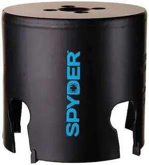 SPYDER 600038CF Hole Saw,Tungsten Carbide Tipped,3-1/2In SPYDER 600038CF Hole Saw,Tungsten Carbide Tipped,3-1/2In