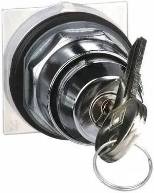 SCHNEIDER ELECTRIC 9001KS11K1 Non-Illum Selector Swtch,30mm,2 Pos,Keyd