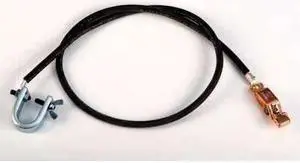 ZORO SELECT 08505 Ground Wire with C-Clamp and Clip P ZORO SELECT 08505 Ground Wire with C-Clamp and Clip P