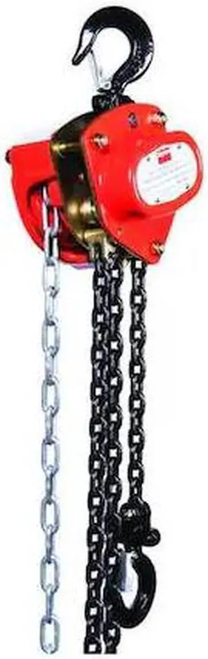 DAYTON 1VW51 Manual Chain Hoist,1000 lb.,Lift 10 ft. DAYTON 1VW51 Manual Chain Hoist,1000 lb.,Lift 10 ft.