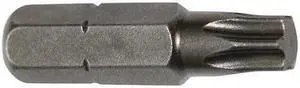 APEX TOOL GROUP 440-TX-10-W-5PK Torsion Bit,SAE,1/4",Hex,T10,1",PK5