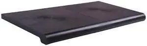 ECONOCO DA224B Duron Shelf,13" x 24",Black,PK4