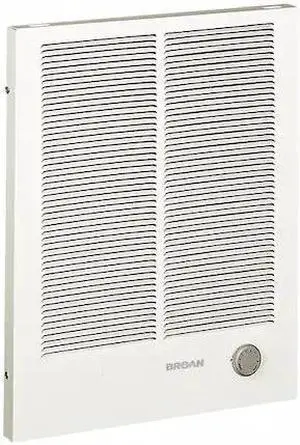 Broan 198 Wall Heater High Capacity White 2000/4000W 240VAC 1500/3000W 208VAC