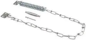 ZORO SELECT 1XMP2 Crash Chain,25-1/2 In L,7/16 In W,Silver