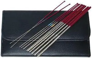 IPA 8042 Round Micro Files, 12 Pieces, 5"L