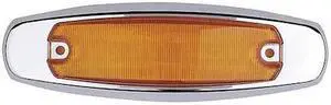 MAXXIMA M20332Y Clearance Light, LED, Amber, Oval, 6-1/4 L