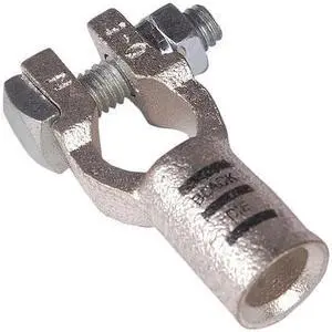 WESTWARD 23PC77 Straight Battery Terminal,1/0 ga,Blk,PK5