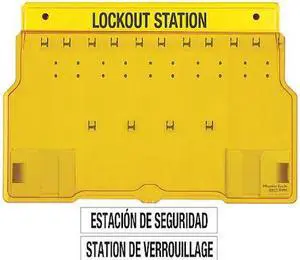 MASTER LOCK 1483B Lockout Station,Unfilled,15-1/2 In H