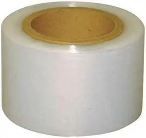 ZORO SELECT 15C020 Hand Stretch Wrap 3" x 700 ft., Cast Style, Clear