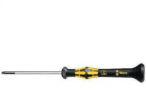 WERA 05030121001 ESD Precision Screwdriver Torx(R) T5 1 9/16 in Round
