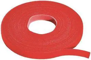 RIP-TIE W-75-HRL-RD Cable Tie Roll, 75 ft L, Red, Nylon, Polyethylene, 50 lb