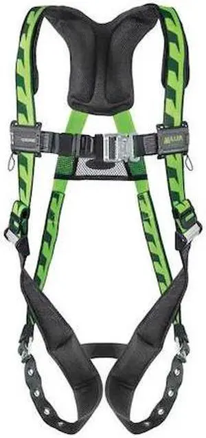 HONEYWELL MILLER AC-TB2/3XLGN AirCore(TM) Full Body Harness, 2XL/3XL, 400 lb.,