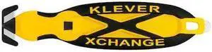 KLEVER X-CHANGE KCJ-XC-Y Safety Cutter, Fixed Blade, Safety Recessed, Boxes;