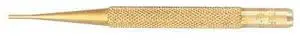 Starrett Brass Drive Pin Punch,1/16 In Tip,4 In L  B565A