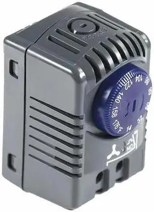 WIEGMANN TANO14176F Thermostat,2-23/64" H,1-35/64" W,Gray
