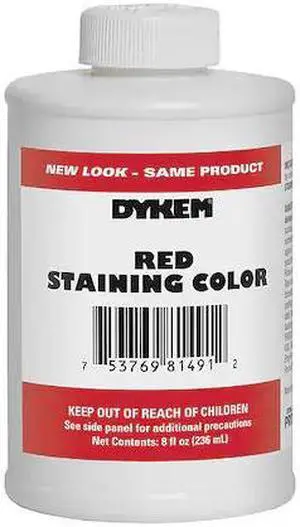 DYKEM 81491 Opaque Staining Color,8 oz,Red