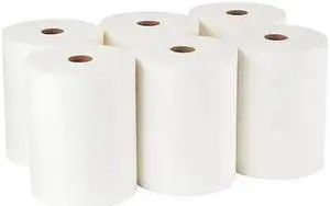 GEORGIA-PACIFIC 29516 Shop Towel Roll Airlaid 10" x 220 ft., White, 6PK
