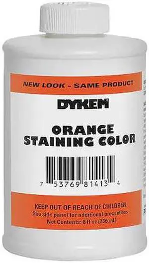DYKEM 81413 Opaque Staining Color,8 oz,Orange