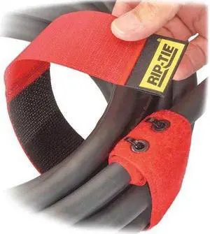 RIP-TIE EW-24-010-BK Cable Tie Strap, 24 in L, 6-1/2 in Max Bundle Dia., Black,