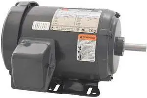 DAYTON 48ZJ85 Three-Phase General Purpose Motor, 1 HP, 56H Frame, 208-230/460V